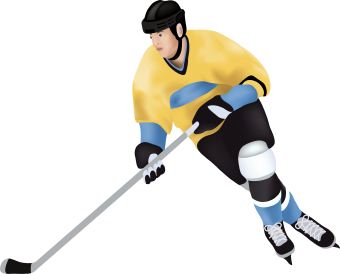 Hockey clipart border free