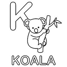 Koala Coloring Pages - Free Printables - MomJunction