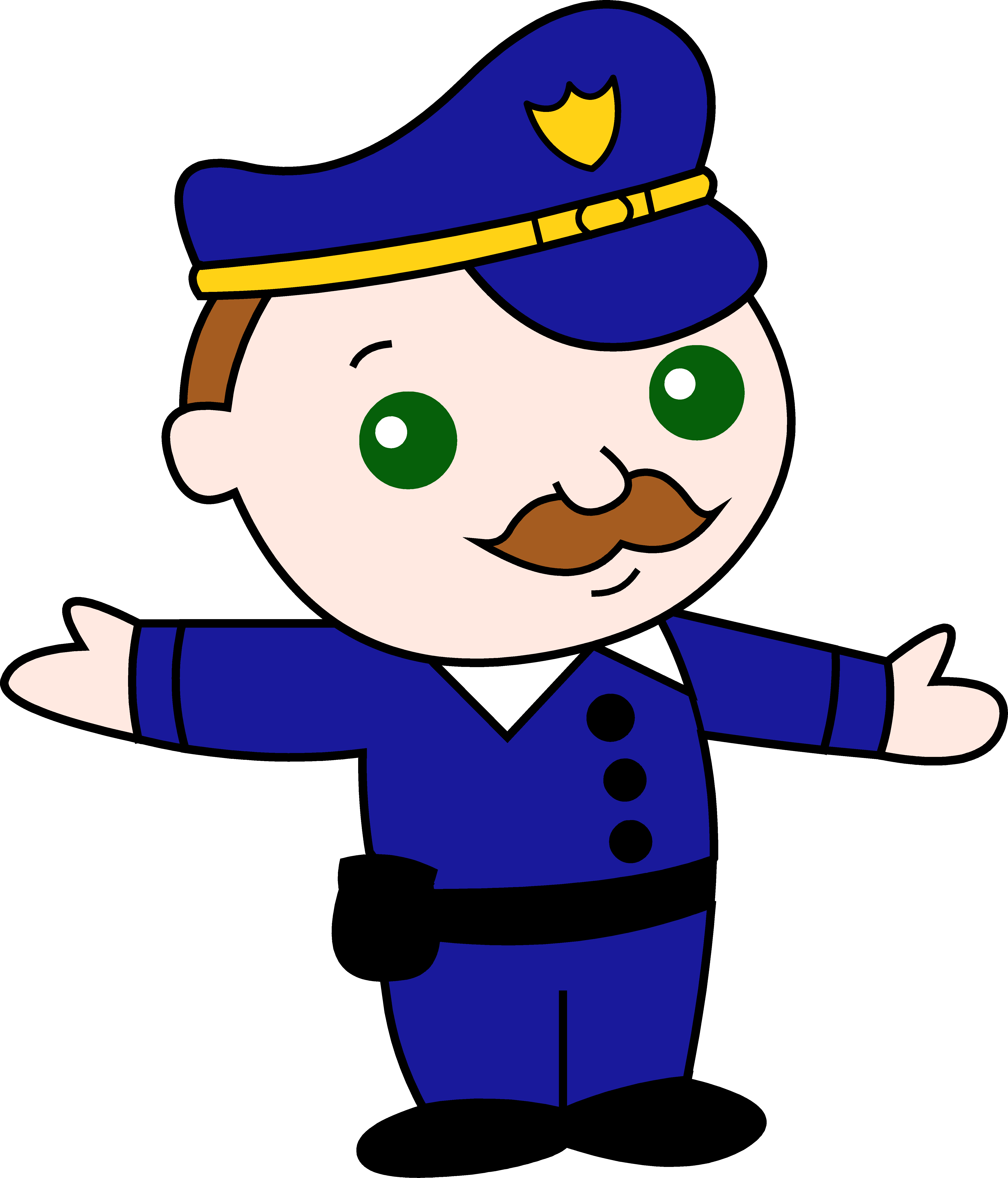 Police officer clipart free