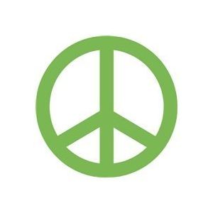 Green Peace Signs - ClipArt Best