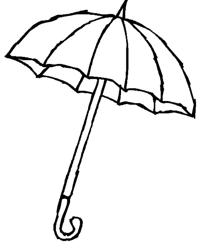 Best Photos of Umbrella Raindrops Coloring Page - Coloring Page ...