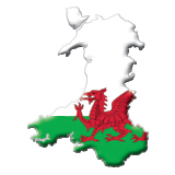 Welsh Flag Map - ClipArt Best