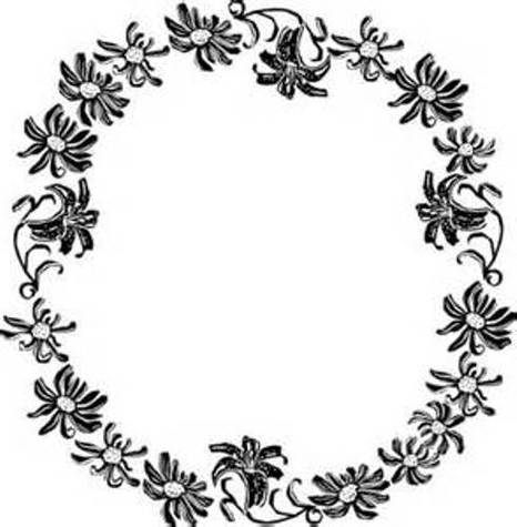Black And White Paisley Border Clip Art Clipart - Free to use Clip ...