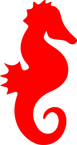 Seahorse Silhouette Outline - ClipArt Best