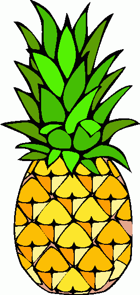 Pineapple Clipart Black And White - Free Clipart ...