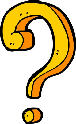 Picture of a question mark in clipart