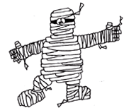 Mummy clipart for kids
