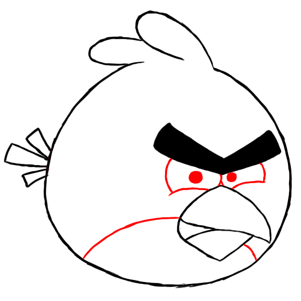 How To Draw Angry Birds - Draw Central