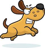 Mean dog clipart