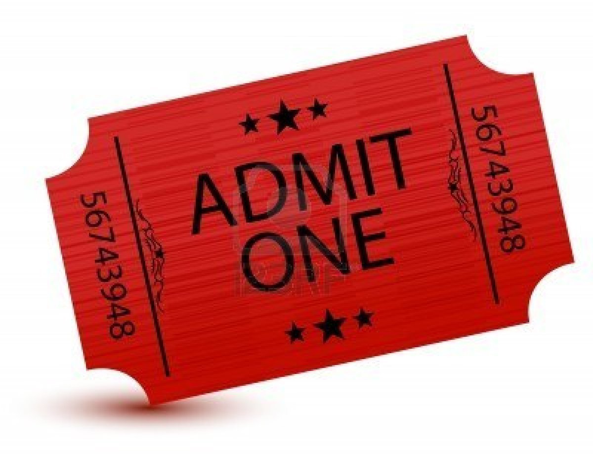 Admit One Ticket Psd Free ClipArt Best