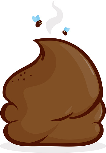 Cartoon Of Poop In Toilet Clip Art, Vector Images & Illustrations ...