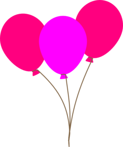 Pink Balloons Clipart - Free Clipart Images