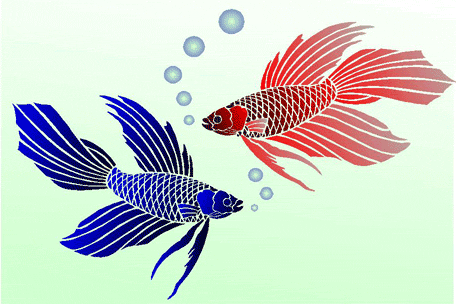 FISH STENCIL PATTERN | Lena Patterns