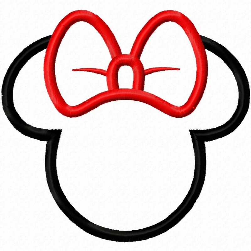 Minnie Mouse Head Outline