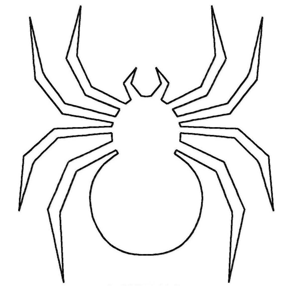 Halloween Spider Coloring Pages - Printable Free Coloring Pages