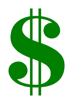 Dollar signs clip art