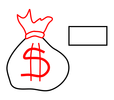 Drawing cartoon money