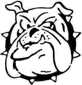 ANGRY BULLDOG DOG CARTOON FACE CAR DECAL STICKER | eBay