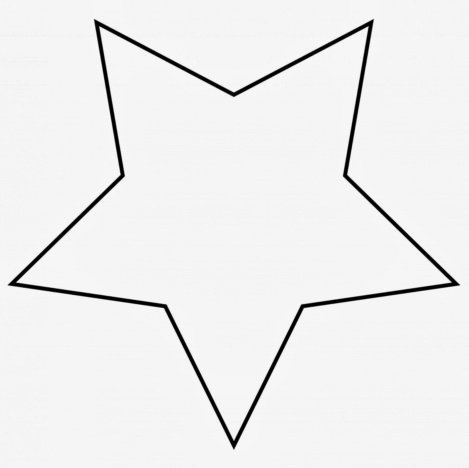 Star Printable Template Use Them To Make 4th Of July Decorations.