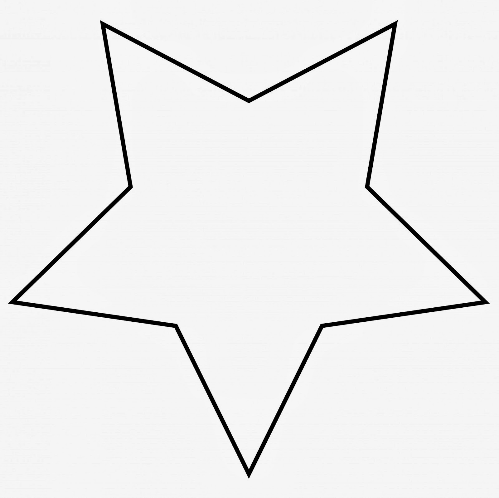 Printable Star Pattern Template ClipArt Best