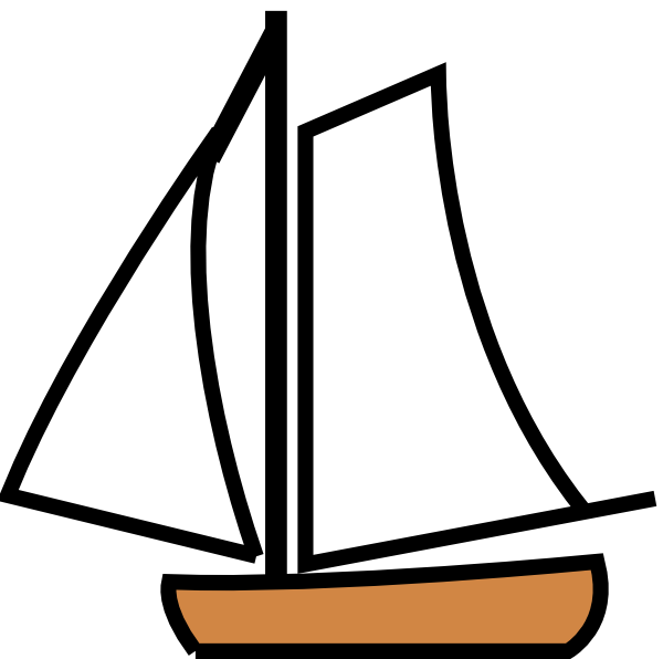 Sailing Boat png clipart #36581 - Free Icons and PNG Backgrounds