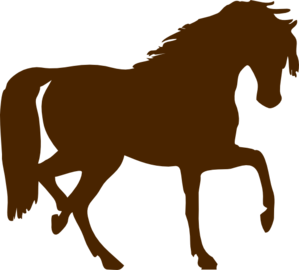 tera rising brown horse clipart