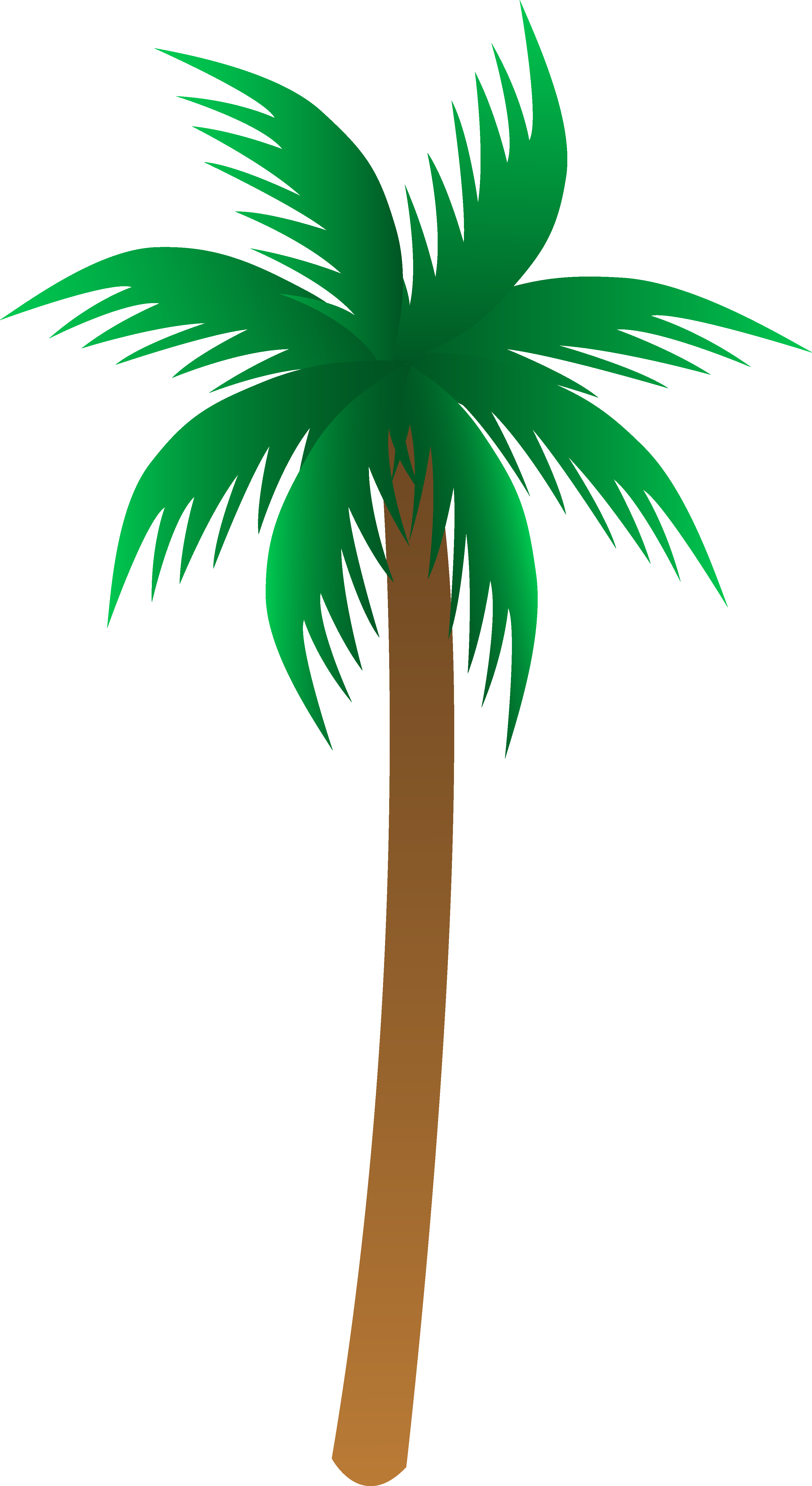 Clip Art Palm Tree - Tumundografico