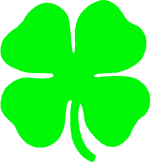 4 leaf clover clipart