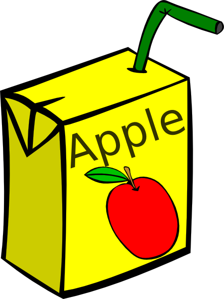 Juice box clipart