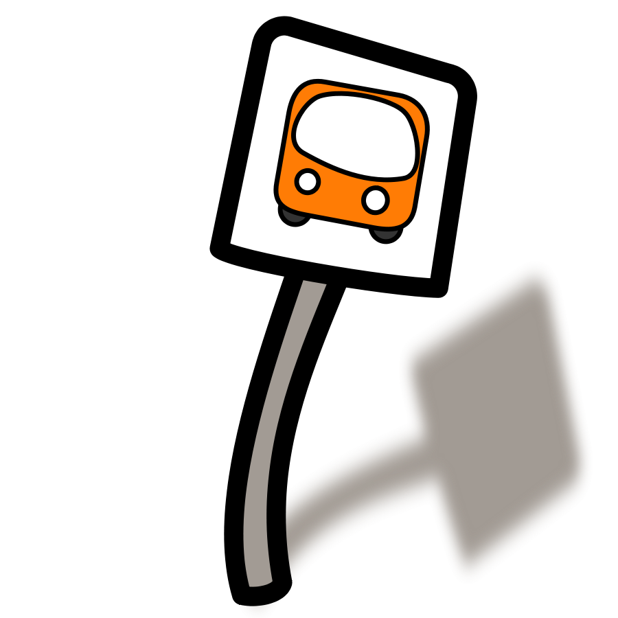 Bus Stop Sign Clipart - Free Clipart Images