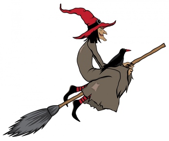 Flying With A Broom Images - ClipArt Best