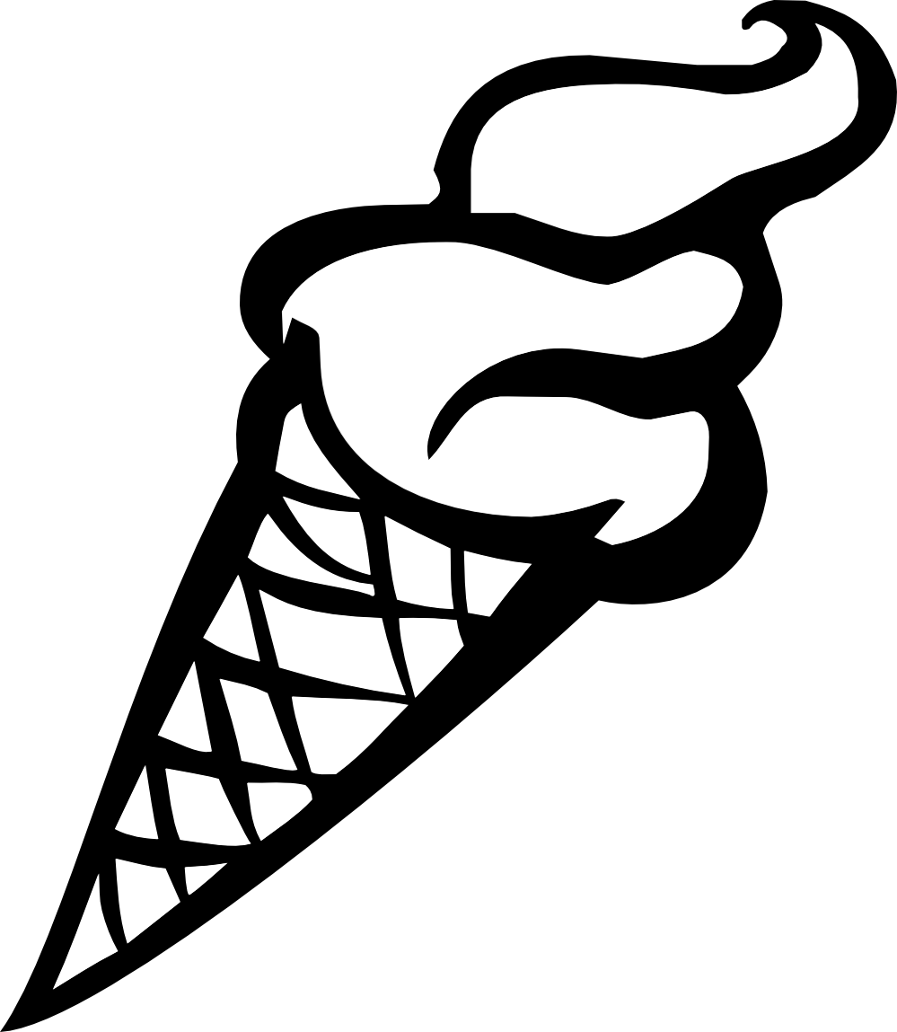 food Ice Cream Cone Coloring Page eis Coloring Book Colouring ...