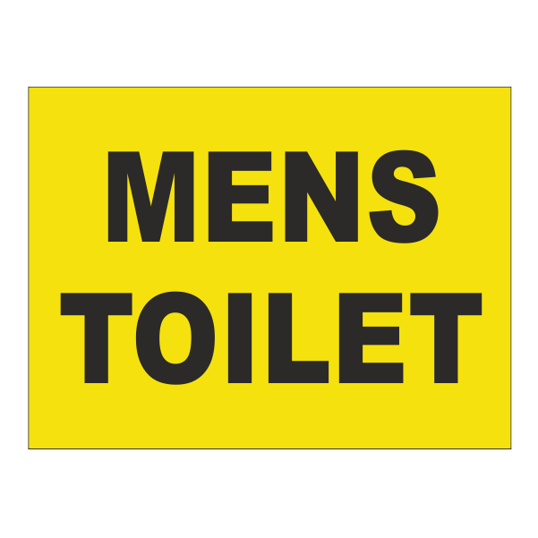 Cyclebitz :: Race :: Mens Toilet Correx Sign