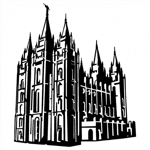 Lds Temple Silhouette - ClipArt Best