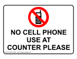 No Cell Phone Use on ComplianceSigns.