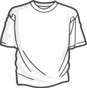 White Tshirt clip art - vector clip art online, royalty free ...