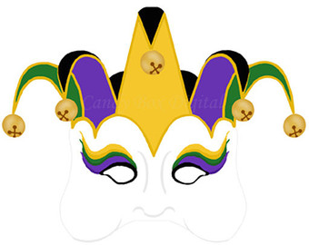 Mardi gras louisiana clipart logo on new orleans alligators and ...