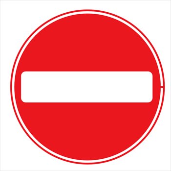 No symbol clipart