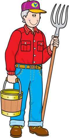 Farmer clipart free