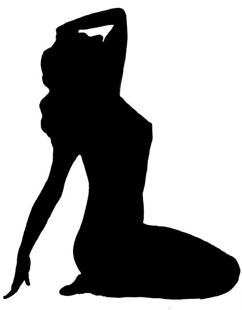 Pin Up Silhouette | Free Download Clip Art | Free Clip Art | on ...