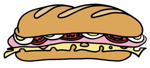 Free Sandwich Clipart, 1 page of Public Domain Clip Art