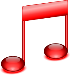 Musical Symbol In Red - ClipArt Best