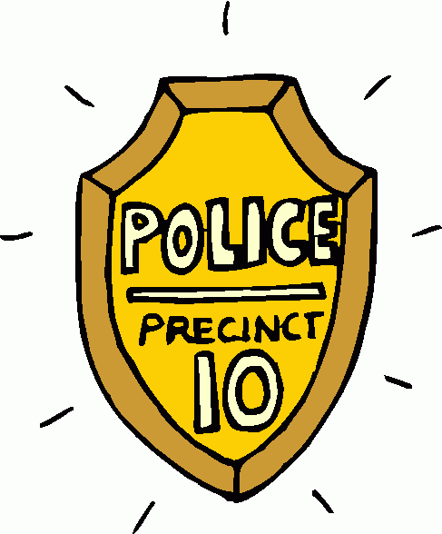 Police badge clipart free