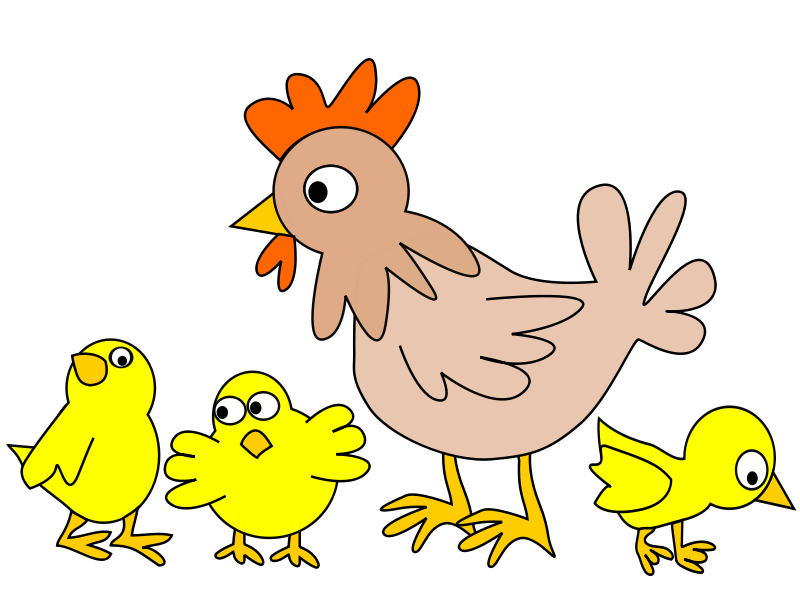 Cute Hen Clipart - Free Clipart Images