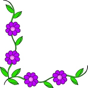 Clipart Image Floral Border Design