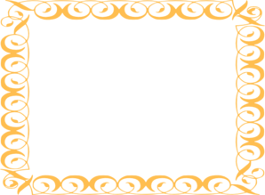 Black And Gold Border Clipart
