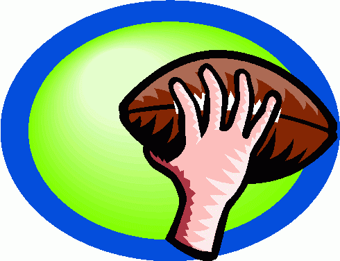 Throwing Football Clipart