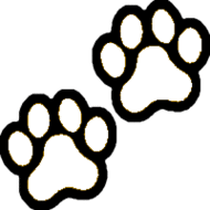 Husky Paw Prints Clipart - Free to use Clip Art Resource