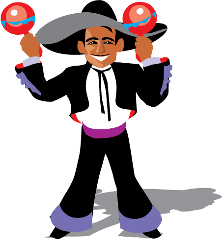 Mexican people clipart anamation