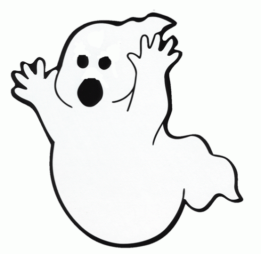 Ghost Free Halloween Coloring Pages Kids | Hallowen Coloring pages ...